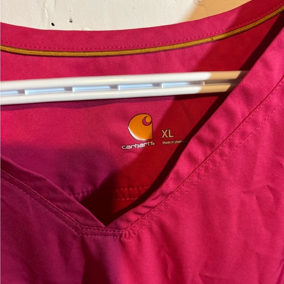 Carhartt Pink Short Sleeve Scrub Top - Picture 2 of 3